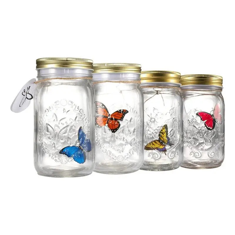 Electric Butterfly Jar - Lifelike Butterfly in a Glass Jar | 1 Jard Butterfly